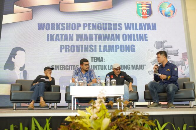 
					IWO Lampung Gelar Workshop Jurnalistik, Wartawan Harus Profesional Hadapi Era Digital