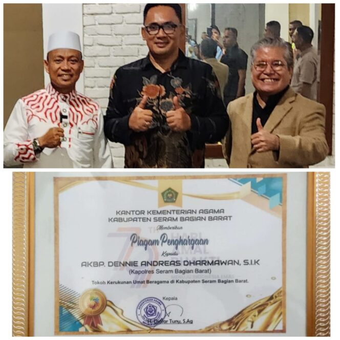 
					Dapat Penghargaan Dari Kemenag, Kapolres Akui Semua Untuk SBB