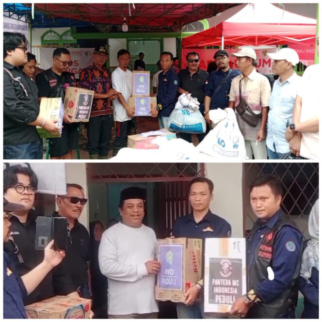 
					IWO Lampung, Pantera MC Indonesia dan Teknokra Unila Bersatu Bantu Korban Banjir