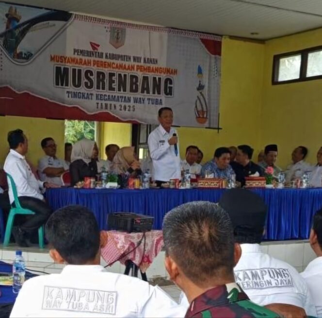 
					Gelar Musrenbang di Kecamatan Way Tuba, Pemkab Pesibar Sinergitas Program Pembangunan Tingkat Kabupaten dan Kampung 