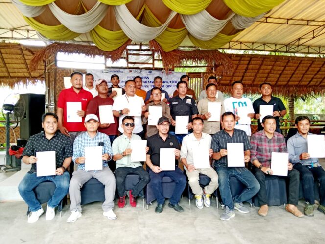 
					Sebanyak 25 jurnalis Lampung Menerima Sertifikat Kopetensi Wartawan Dari BNSP