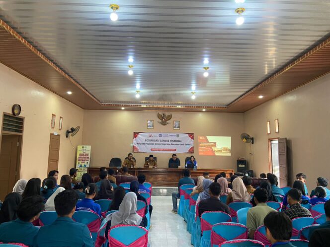 
					OJK Lakukan Edukasi di Desa Sinar Banten  Bersama Mahasiswa KKN Universitas Lampung