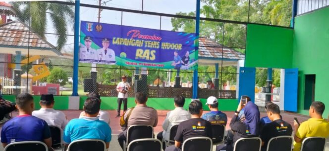 
					Bupati Way Kanan Resmikan Lapangan Tenis Indoor RAS