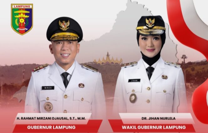 
					Presiden RI Prabowo Subianto Resmi Melantik Gubernur dan Wakil Gubernur Lampung Rahmat Mirzani Djausal-Jihan Nurlela