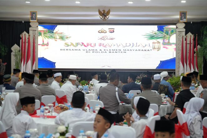 
					Pererat Silaturahmi, Kapolri Buka Puasa Bersama Tokoh Ulama dan Elemen Masyarakat Banten