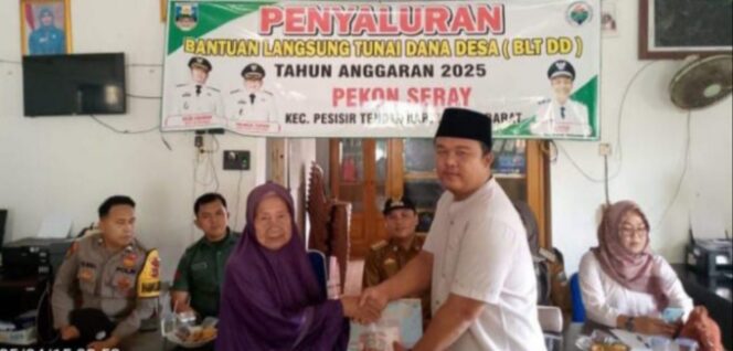 
					Peratin Pekon Seray Listoni Realisasikan BLT-DD Tahap Pertama Tahun 2025 untuk 39 KPM