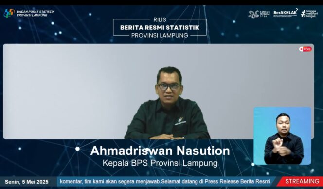 
					Ekonomi Lampung Tumbuh 5,47 Persen pada Triwulan I-2025