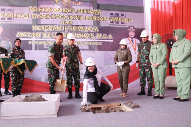 
					Walikota Bandar Lampung, Letakan Batu Pertama, Revitalisasi Pasar Koga