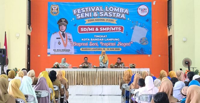
					Kadisdikbud Bandar Lampung, Resmi Membuka FLS3N SD/MI dan SMP/MTs tahun 2025