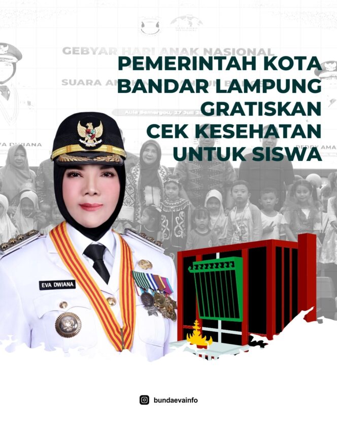 
					Peduli Kesehatan Anak : Pemkot Bandar Lampung Gratiskan Cek Kesehatan untuk Siswa