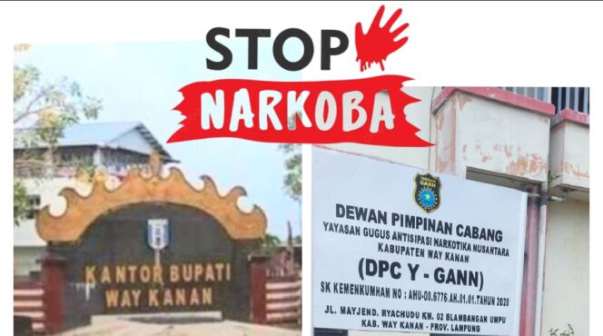 
					Bahas Peredaran Narkoba, Pemkab Way Kanan dan DPC Y-GANN Gelar Rapat Bersama Forkopimda