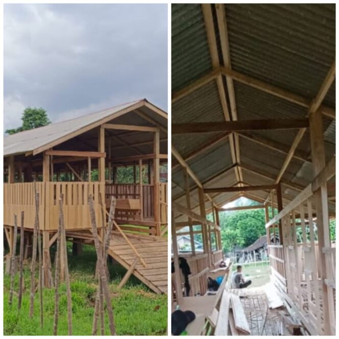 
					Pekon Negeri Ratu Pesisir Barat Bangun Kandang Kambing Untuk Tingkatkan Ketahanan Pangan