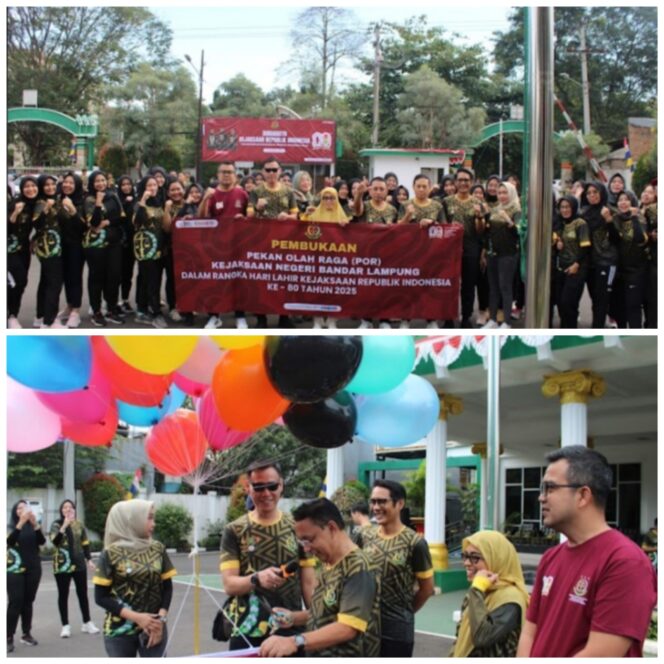 
					Dalam Rangka Hari Lahir Kejaksaan RI ke 80 Tahun 2025, Kejari Bandar Lampung Gelar Pembukaan Pekan Olahraga