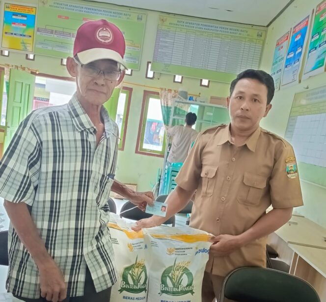 
					Bagikan Beras Bantuan Ke-74 KPM, Irfan Susanto Peratin Negeri Ratu Berharap Dapat Ringankan Beban Hidup Masyarakat