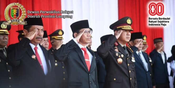 
					Ade Utami Ibnu Ikuti Upacara Penurunan Bendera HUT Ke-80 Republik Indonesia