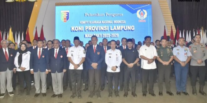 
					M. Syukron Muchtar Hadiri Pelantikan Pengurus KONI Provinsi Lampung Masa Bakti 2025-2029