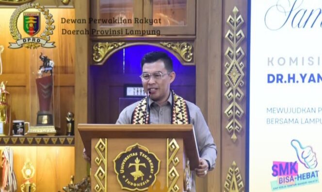 
					Yanuar Irawan Hadiri Seminar dan Pembinaan Kepala Sekolah SMK Swasta di  Lampung