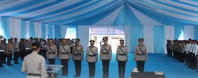 
					Serah Terima 3 Jabatan Utama dan 1 Kapolsek di Lingkungan Polresta Bandar Lampung  