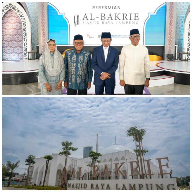 
					Peresmian Masjid Raya Al-Bakrie Lampung Lampung Dihadiri Ribuan Tamu dan Masyarakat Lampung