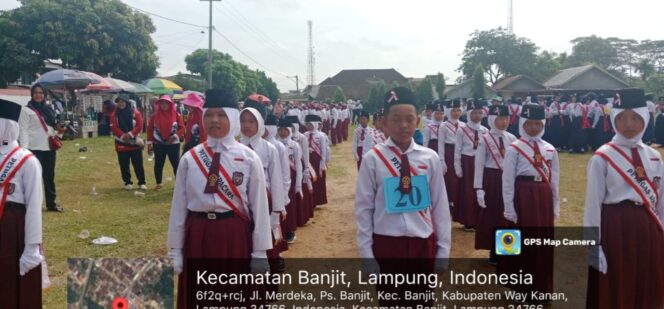 
					Peringati HUT RI Ke 80, Ribuan Siswa Ikuti Lomba PBB dan Gerak Jalan di Way Kanan