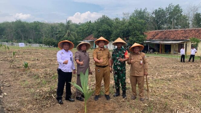 
					Lapas Way Kanan Dukung Ketahanan Pangan Nasional, Tanam 200 Bibit Pohon Kelapa