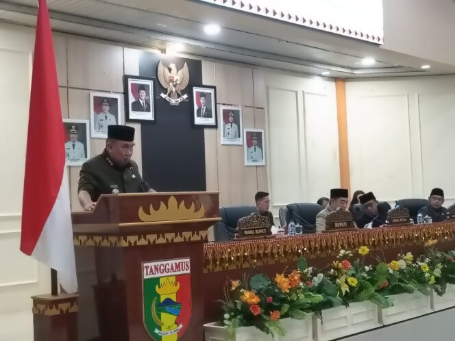 
					Bupati Tanggamus, M. Saleh Asnawi Sampaikan Rancangan KUA-PPAS 2026