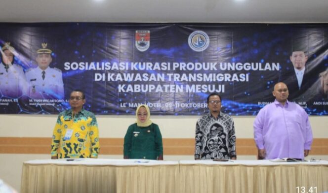 
					Bupati Mesuji Buka Sosialisasi Kurasi Produk Unggulan Kawasan Transmigrasi