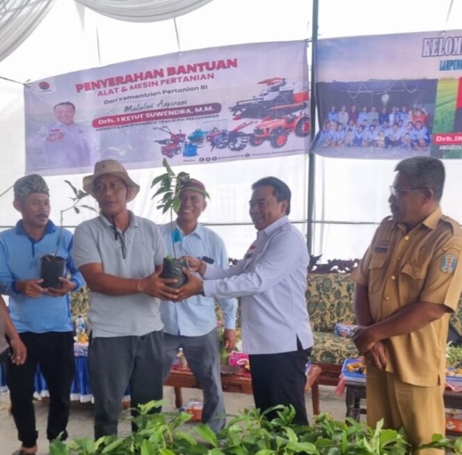 
					Serahkan Bantuan Bibit Alpukat Siger di Way Kanan, I Ketut Suwendra Semoga Bermanfaat Bagi Masyarakat