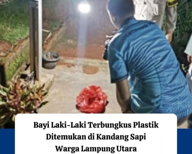 
					Polisi Selidiki Penemuan Bayi Tanpa Busana di Desa Bojong Barat, Lampung Utara