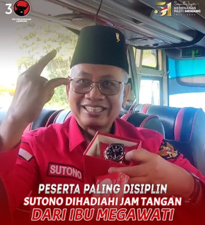 
					Berkarakter Banteng, Sutono Layak Jabat Ketua DPD Lampung