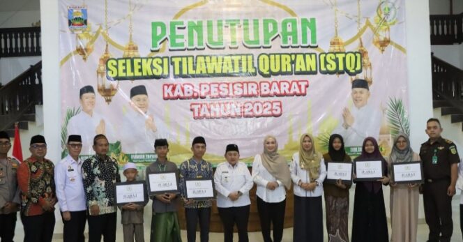 
					Penutupan STQ Tahun 2025, Di Tutup Wakil Bupati Pesisir Barat Irawan Topani