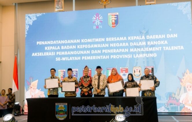 
					Bupati Pesisir Barat, Dedi Irawan Hadiri Penguatan Implementasi Manajemen Talenta ASN Pemda Se-Lampung