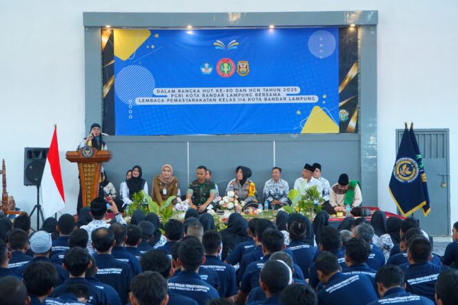 
					Peringatan HUT PGRI dan HGN 2025 ke-80 Bersama Lapas Narkotika Kelas IIA Bandar Lampung