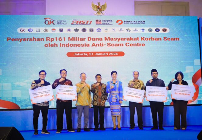 
					Indonesia Anti-scam Centre Berhasil Kembalikan Rp161 Miliar Dana Masyarakat Korban Scam