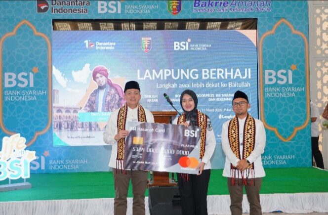 
					Wagub Jihan Apresiasi BSI, Program Lampung Berhaji Perkuat Literasi Keuangan Syariah