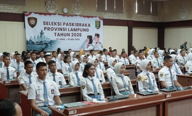 
					Seleksi Paskibraka Lampung 2026 Resmi Dimulai, 90 Putra-Putri Terbaik Ikuti Tahapan