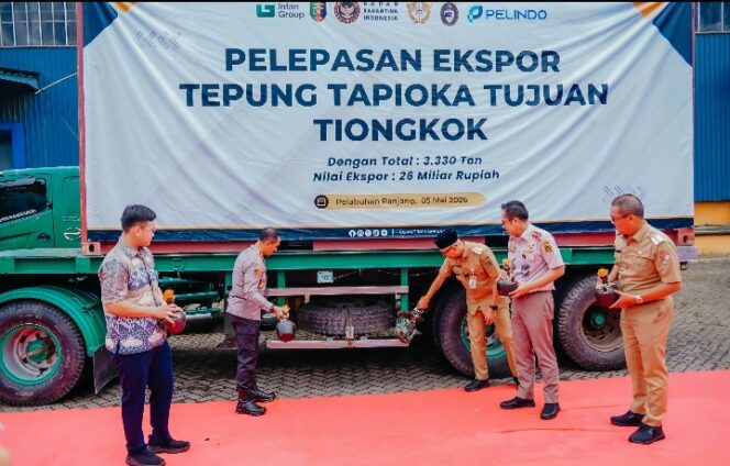 
					Pemprov Lampung Dorong Nilai Tambah, Ribuan Ton Tapioka Diekspor ke Tiongkok