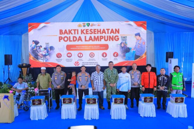 
					Sambut Hari Bhayangkara Ke-80, Polda Lampung Gelar Bakti Kesehatan untuk 7.600 Warga dan Luncurkan 2 Layanan Modern