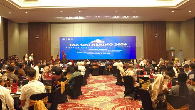 
					Gelar Tax Gathering 2026, Kanwil DJP Bengkulu dan Lampung Perkuat Sinergi dan Kolaborasi Kepatuhan Perpajakan