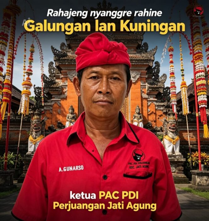 
					Antonius Gunarso, Semoga Galungan – Kuningan Membawa Kedamaian dan Kebahagiaan.