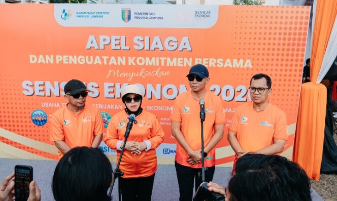 
					Kepala BPS RI Pimpin Apel Siaga, Gubernur Ajak Masyarakat Sukseskan Sensus Ekonomi 2026