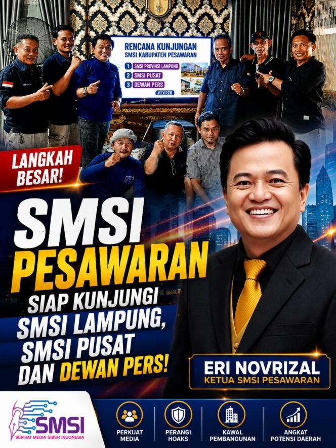 
					Perkuat Peran Media, SMSI Pesawaran Siap Kunjungan ke SMSI Pusat dan Dewan Pers