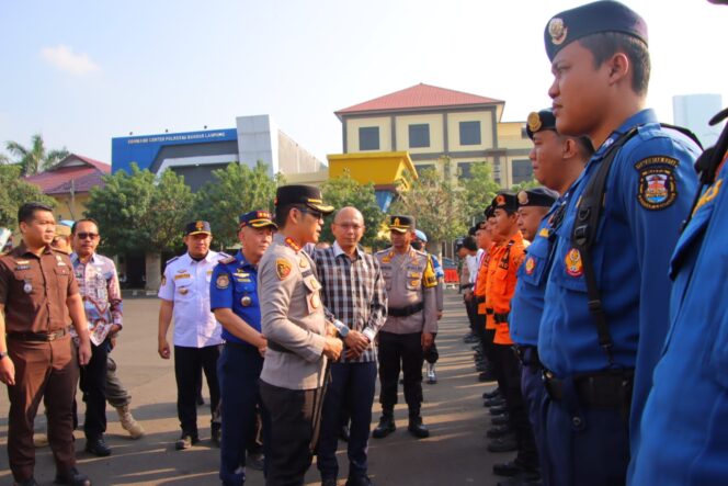 
					Apel Gelar Pasukan, Polresta Bandar Lampung Tegaskan Komitmen Cegah Karhutla di Musim Kemarau