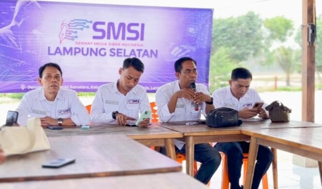 
					Perkuat Soliditas,SMSI Lampung Selatan Bahas Sertifikasi Media dan Keanggotaan Organisasi