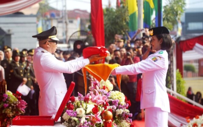 
					Gubernur Lampung, Mirza, Pimpin Upacara HUT ke-81 RI Tingkat Provinsi Lampung