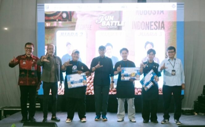 
					Gubernur Mirza Saksikan Adu Racik Barista Terbaik Lampung di Grand Final Fun Battle Coffee Festival Krakatau XXXV