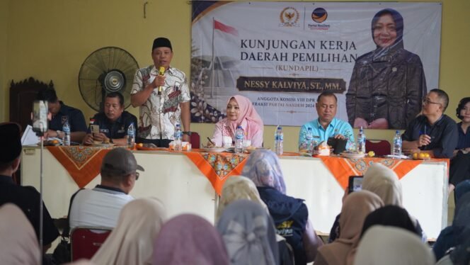 
					Nessy Kalviya, Anggota Komisi VIII DPR RI, Bertemu dan Mendengar Aspirasi Warga Seputih Agung