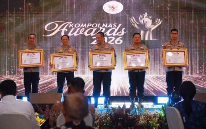 
					Polda Lampung Raih Penghargaan 5 Besar Terbaik Tingkat Polda dalam Kompolnas Awards 2026