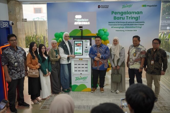 
					Pegadaian Luncurkan ATM Emas Pertama di Indonesia, Beli Emas Fisik cukup Scan QR di Tring!
