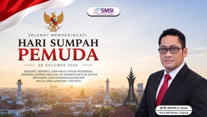 
					Sumpah Pemuda Jadi Momentum SMSI Bandar Lampung Perkuat Peran Pers